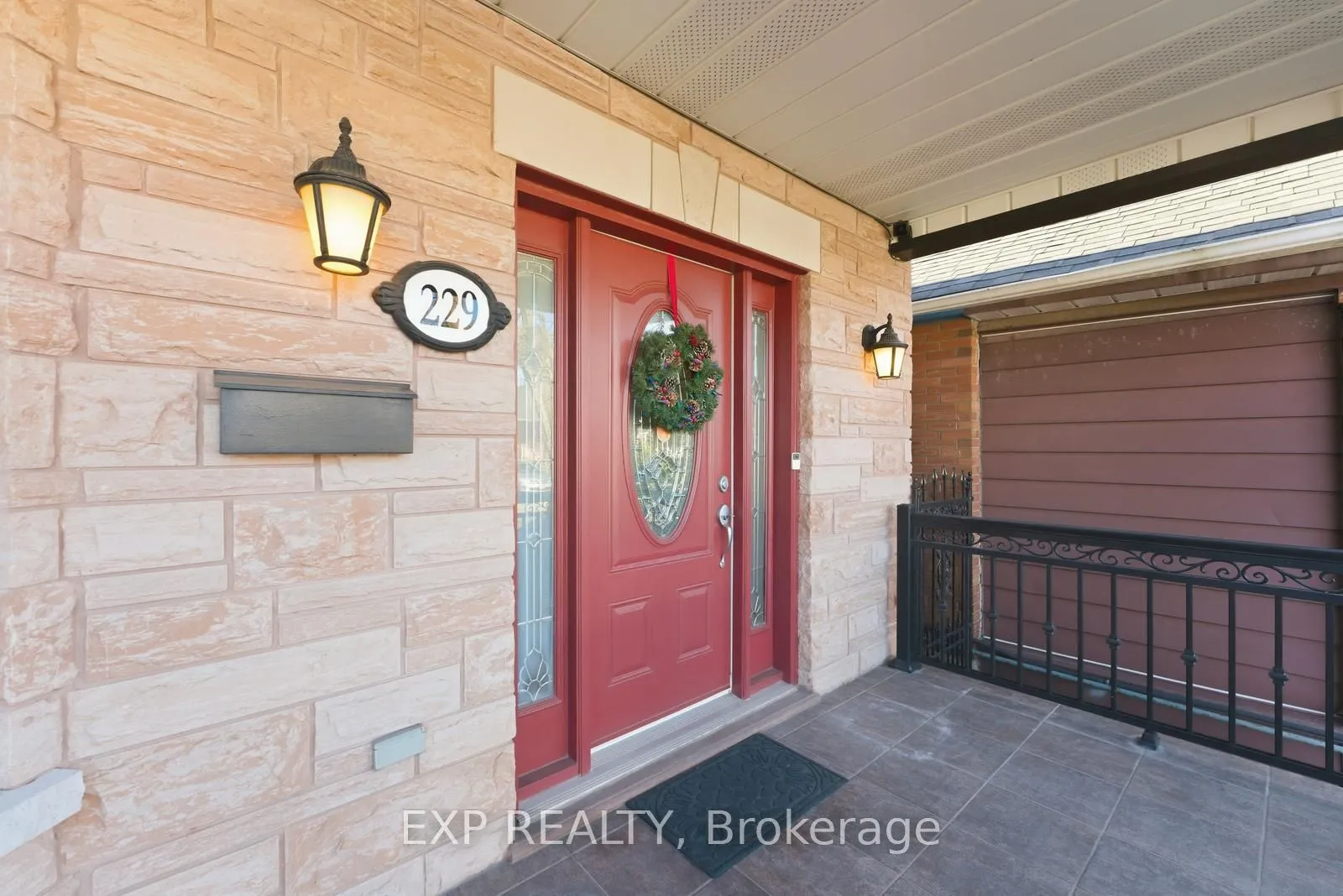 Detached living room at 229 Dunraven Drive Toronto