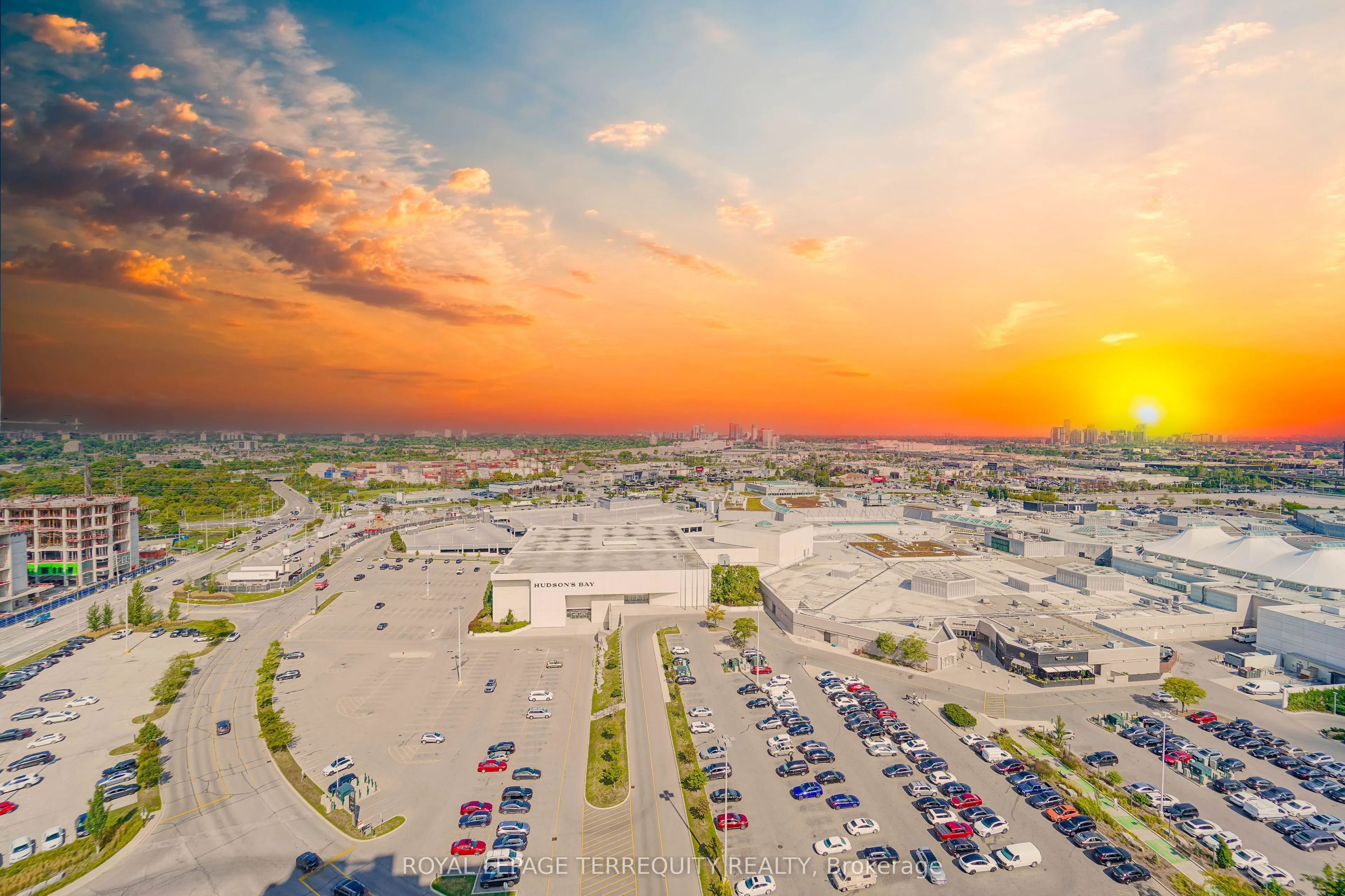 Condo Apartment kitchen at 235 Sherway Gardens Road Toronto