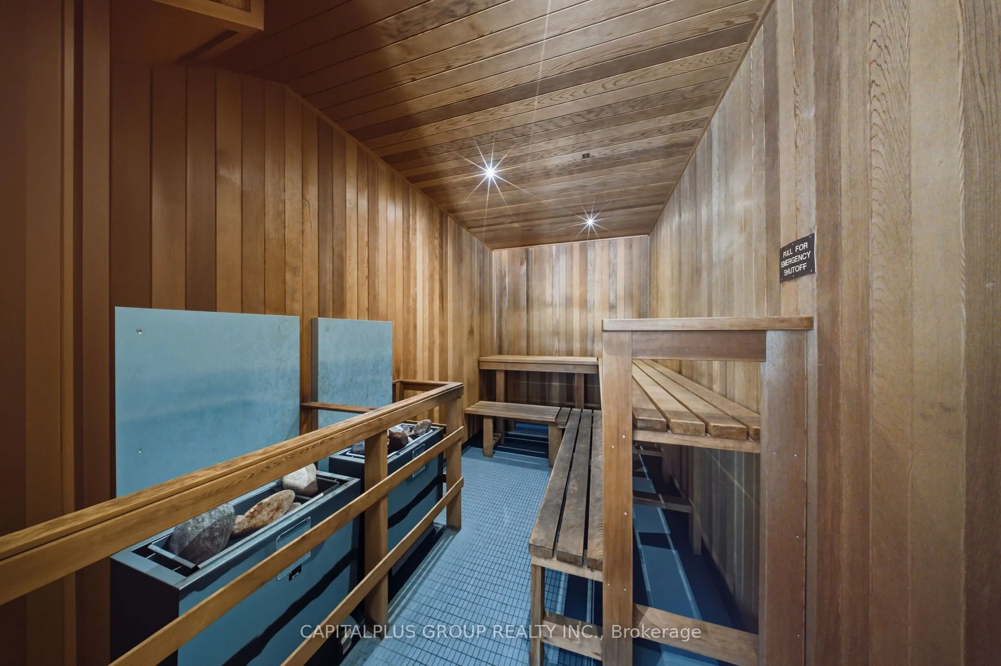 Condo Apartment living room at 1050 The Queens Way Toronto