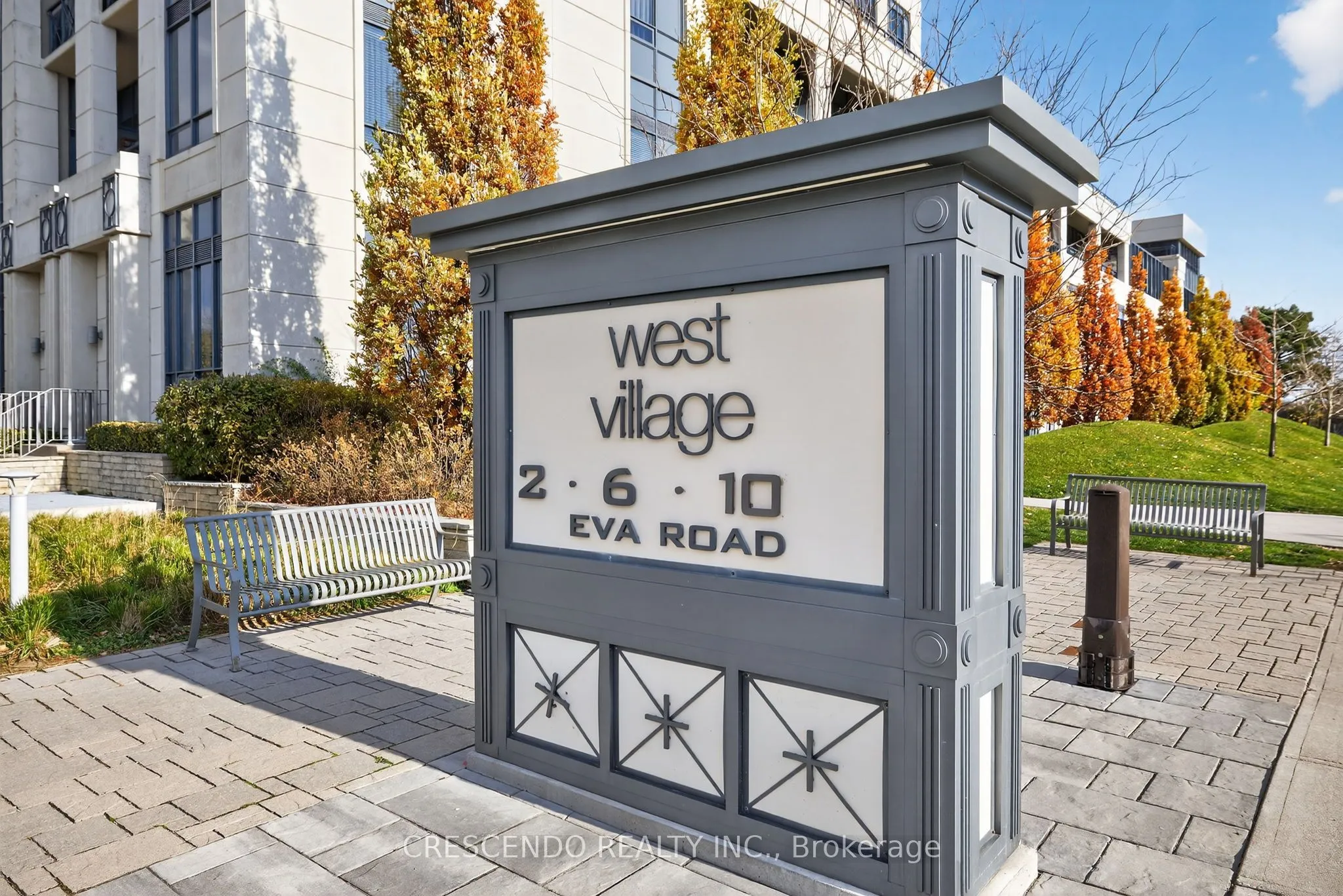Condo Apartment kitchen at 6 Eva Road Toronto