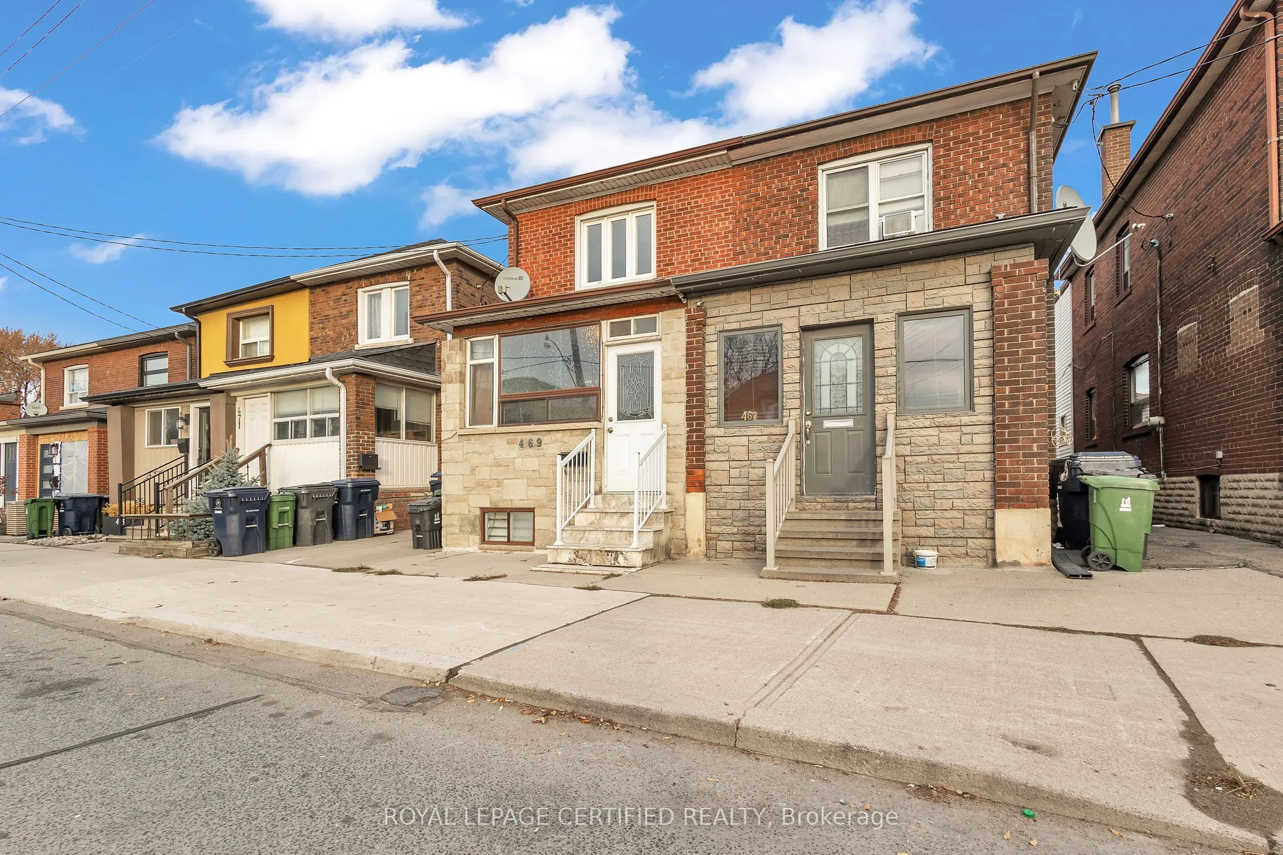 Semi-Detached  kitchen at 469 Old Weston Road Toronto