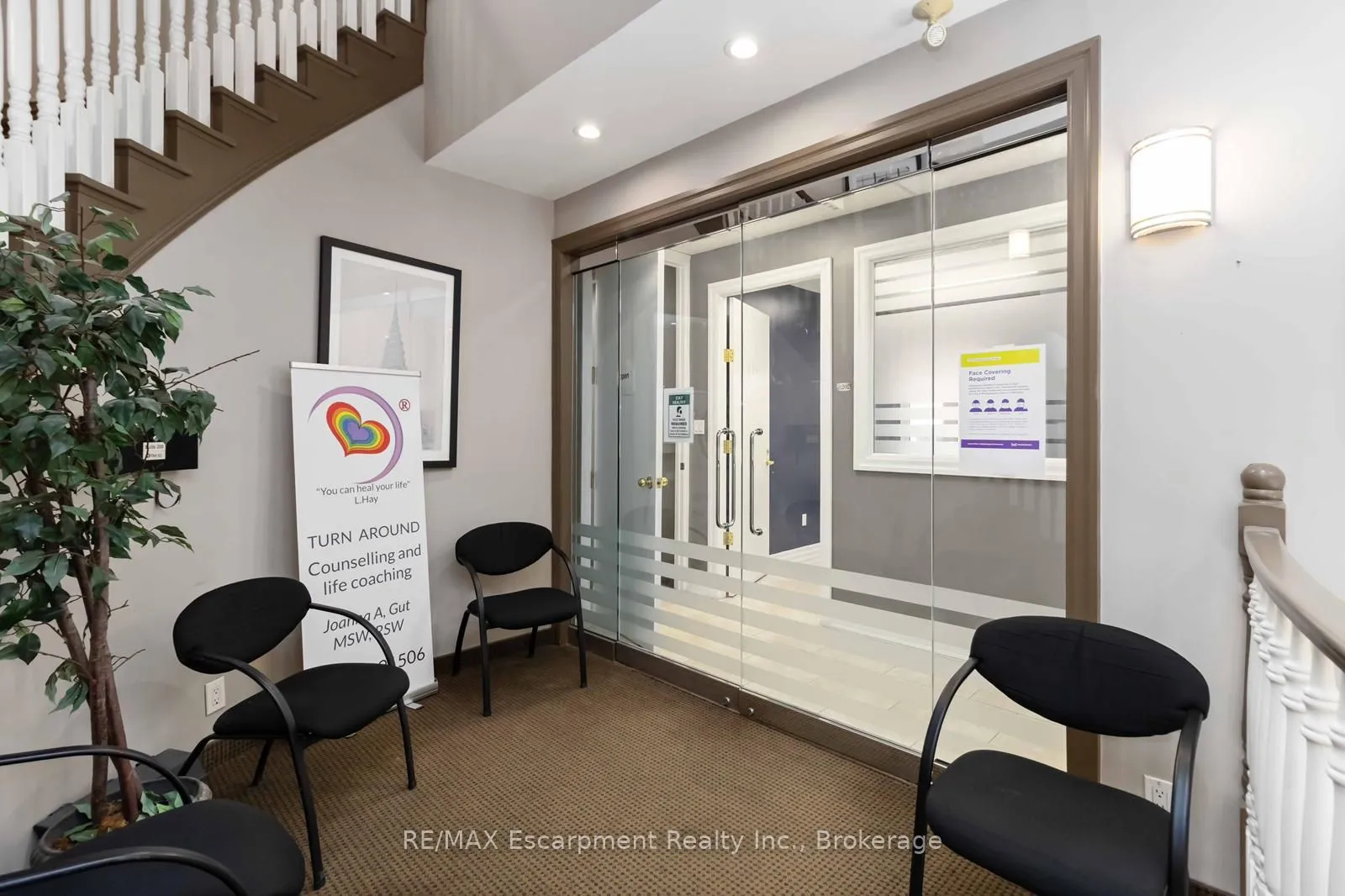 Office kitchen at 53 Village Centre Place Mississauga