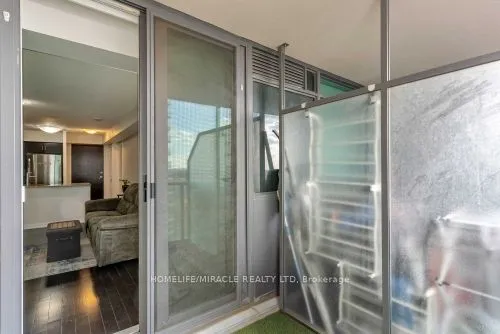 Condo Apartment living room at 215 Sherway Gardens Toronto