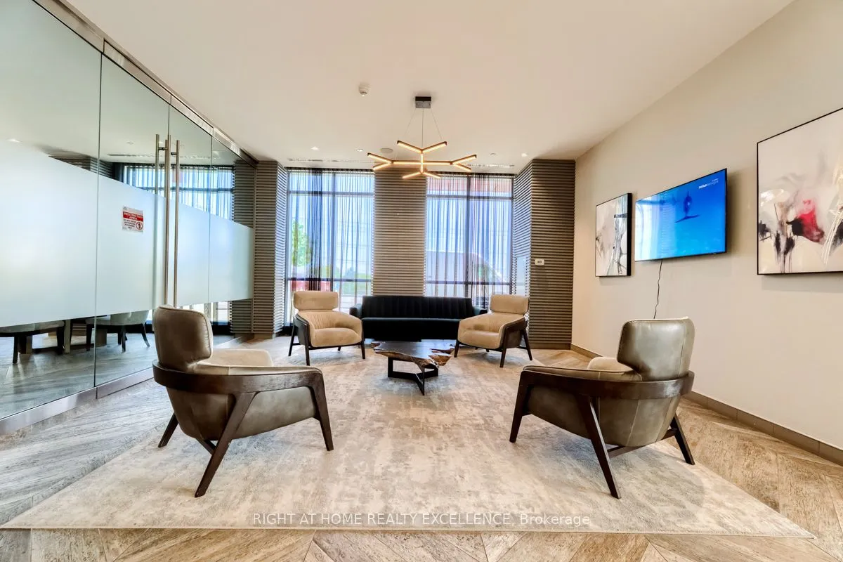 Condo Apartment kitchen at 50 Thomas Riley Road Toronto