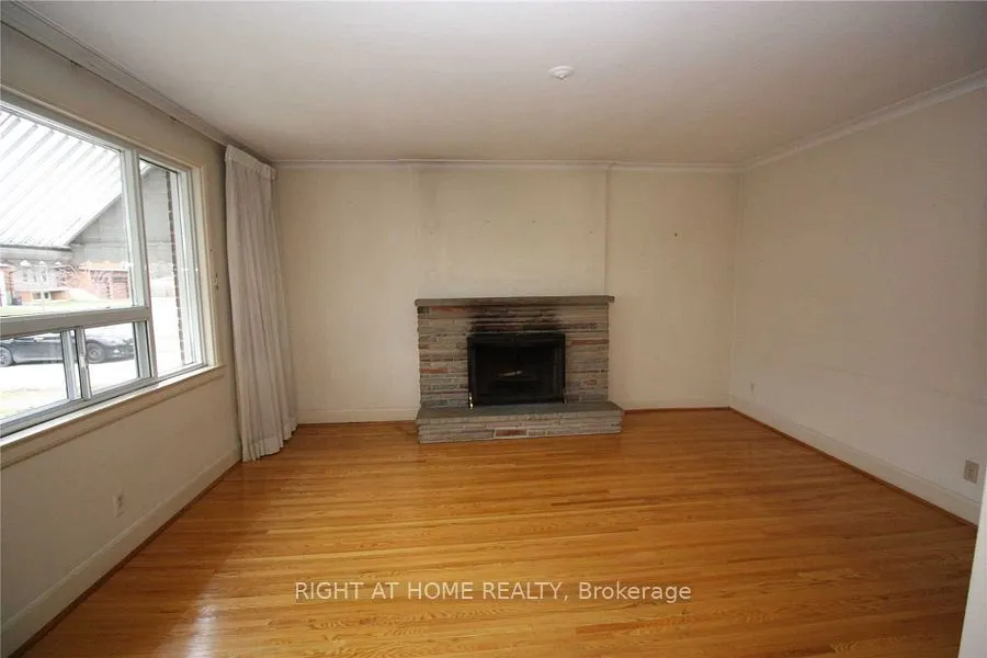 Detached living room at 123 Ashbourne Drive Toronto