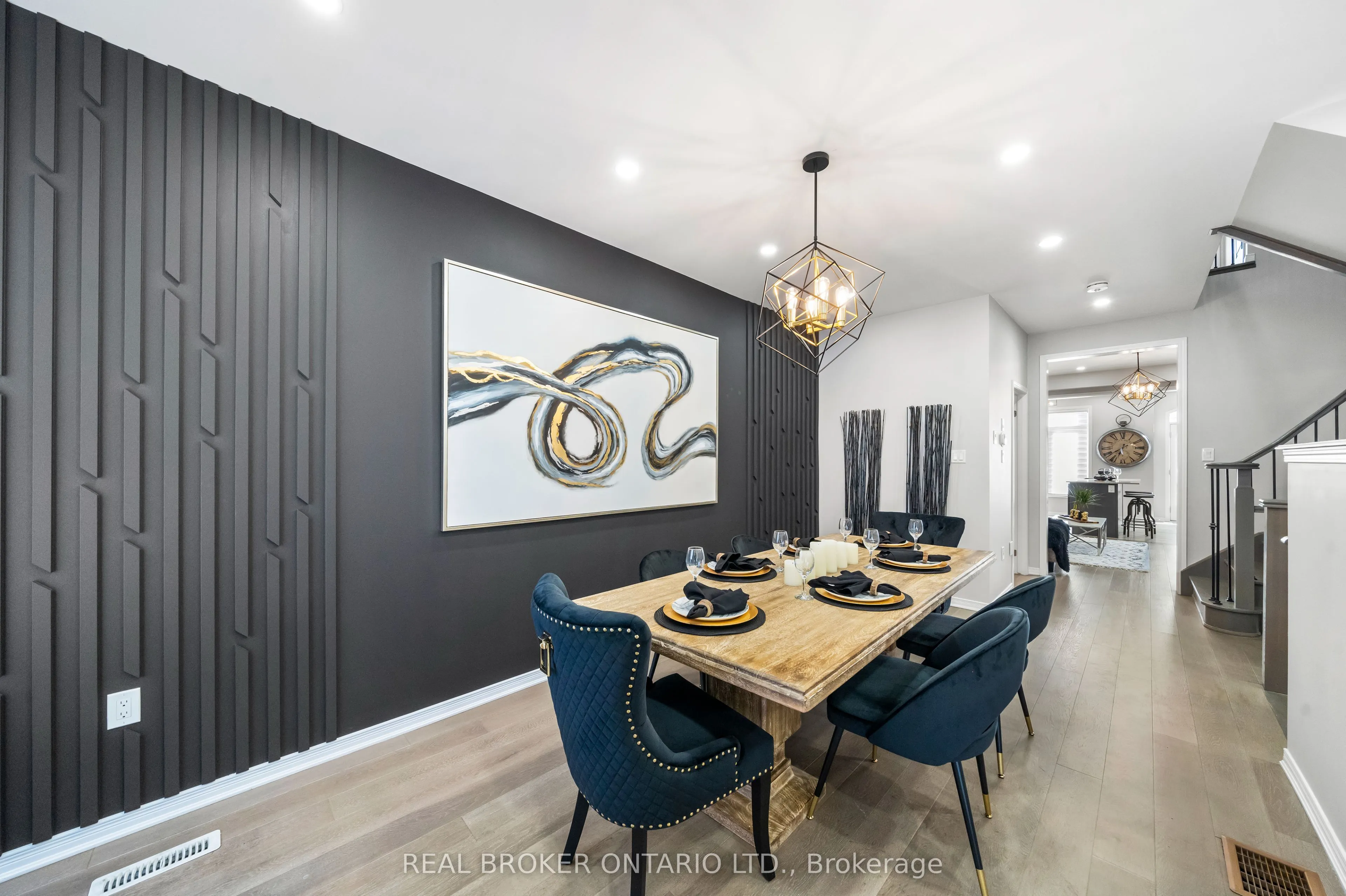 Att/Row/Townhouse kitchen at 114 Preston Meadow Avenue Mississauga