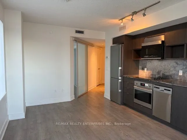 Condo Apartment living room at 7 Mabelle Avenue Toronto