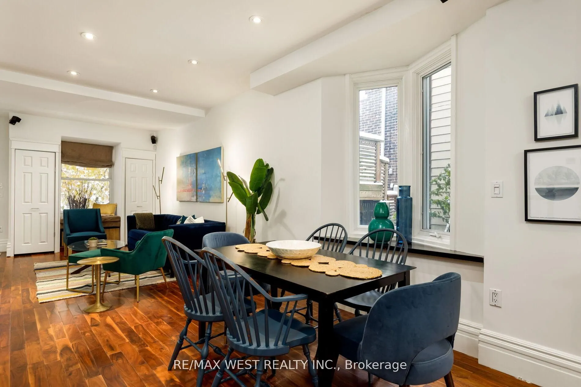 Semi-Detached  living room at 79 Springhurst Avenue Toronto