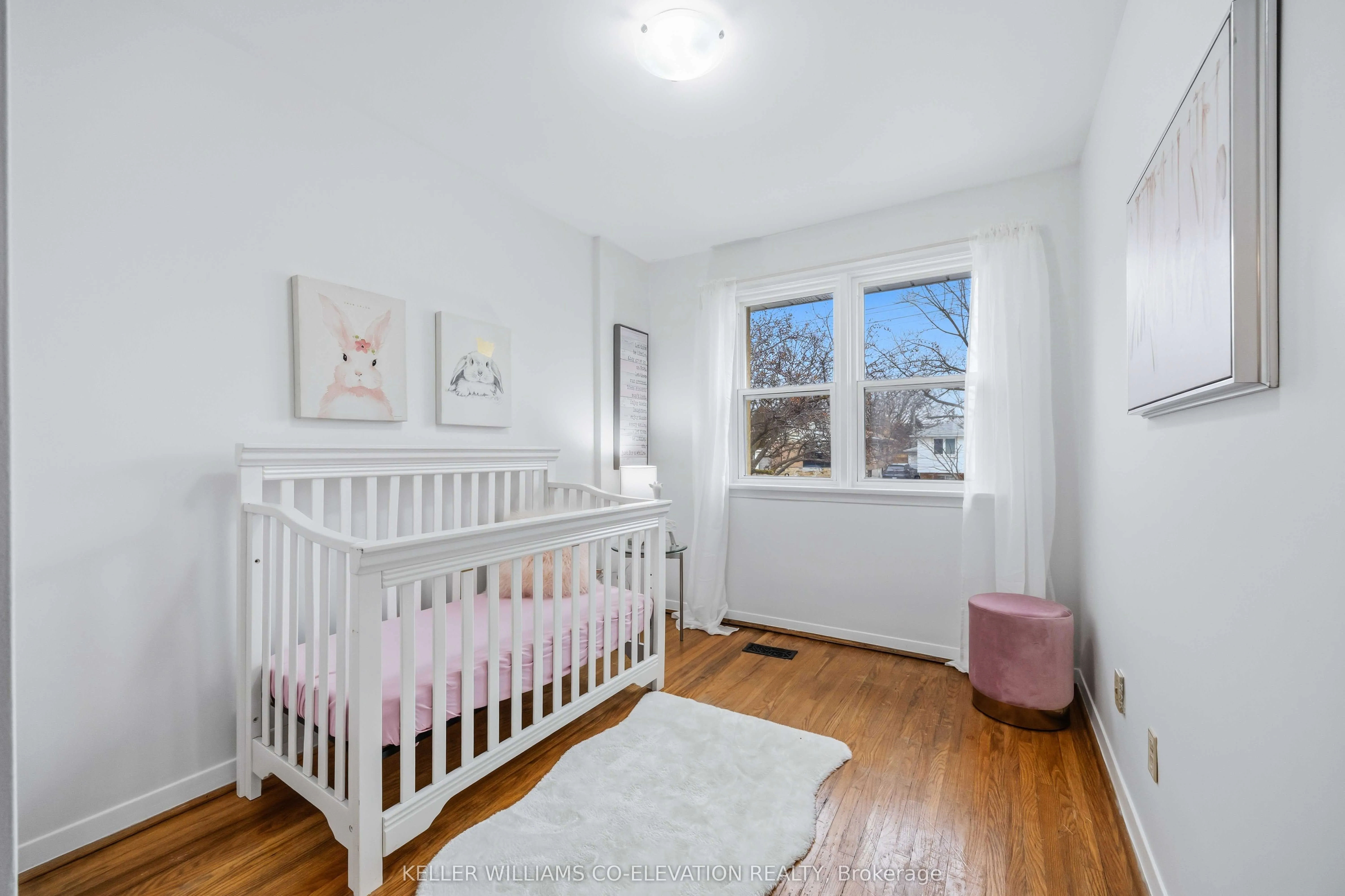 Detached living room at 56 Carsbrooke Road Toronto
