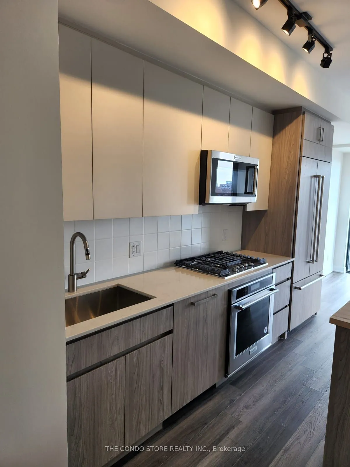 Condo Apartment kitchen at 430 Roncesvalles Avenue Toronto