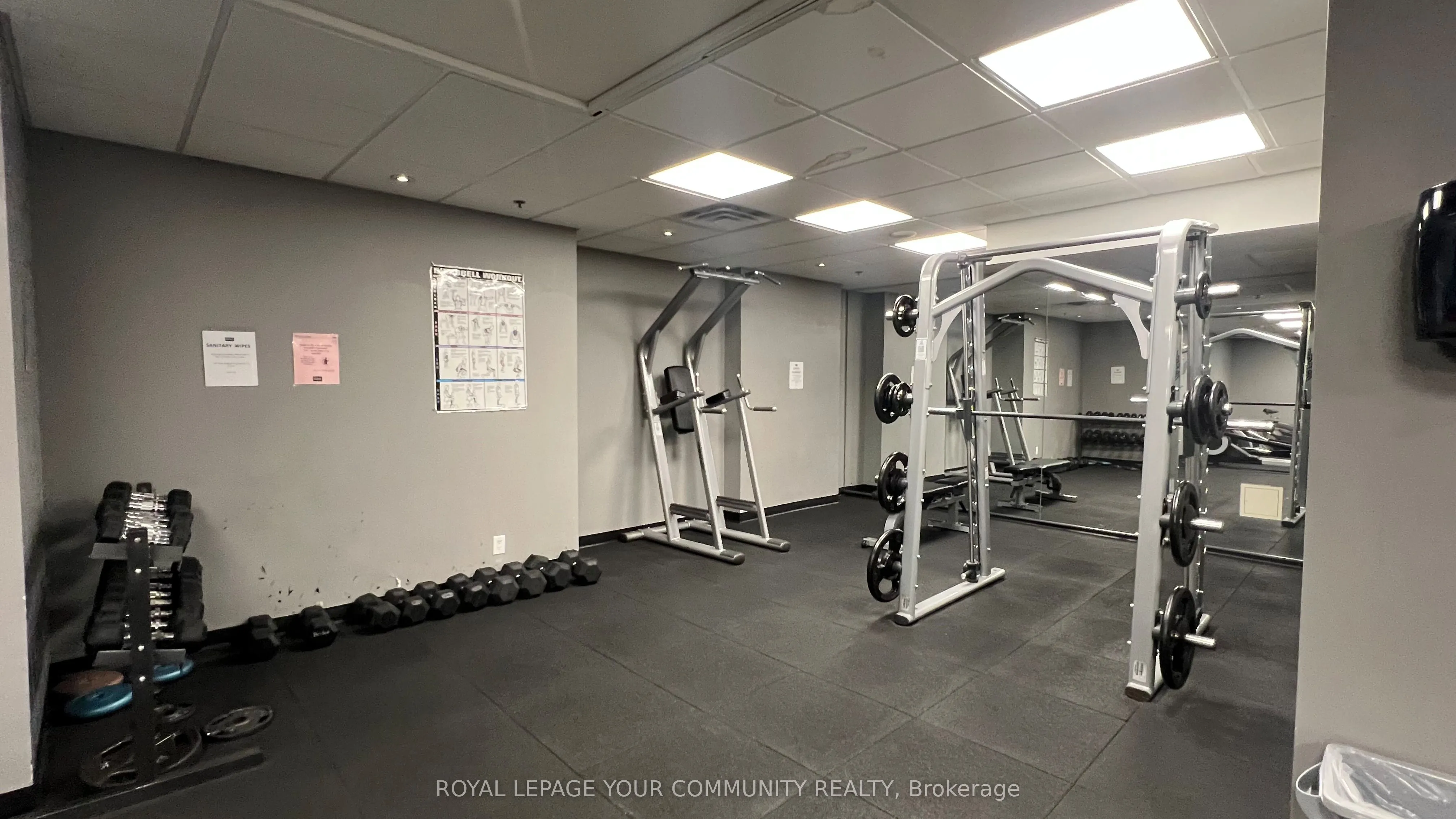 Condo Apartment living room at 38 Joe Shuster Way Toronto