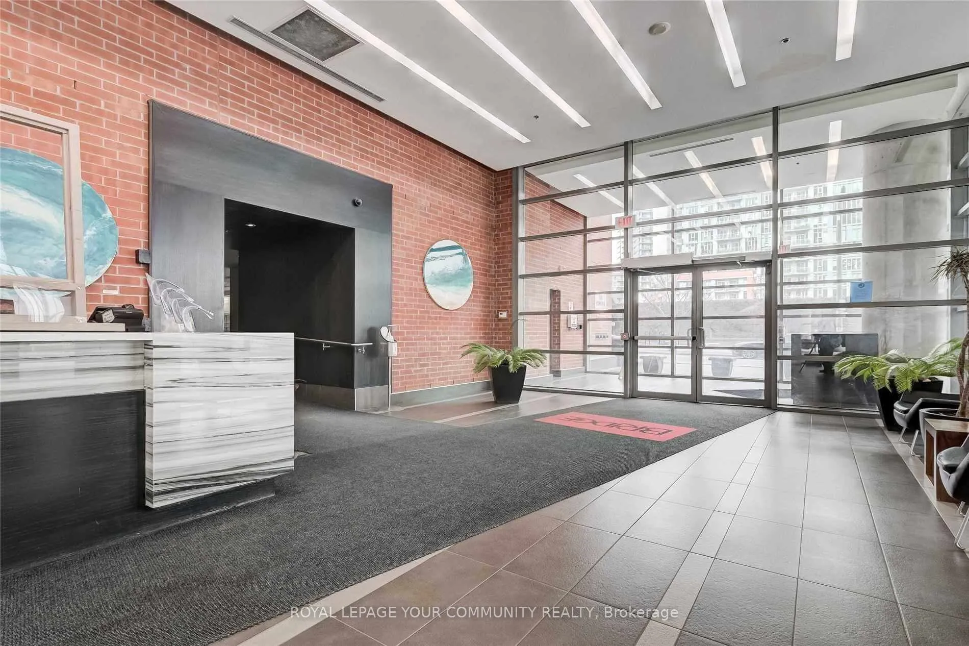 Condo Apartment interior view at 38 Joe Shuster Way Toronto