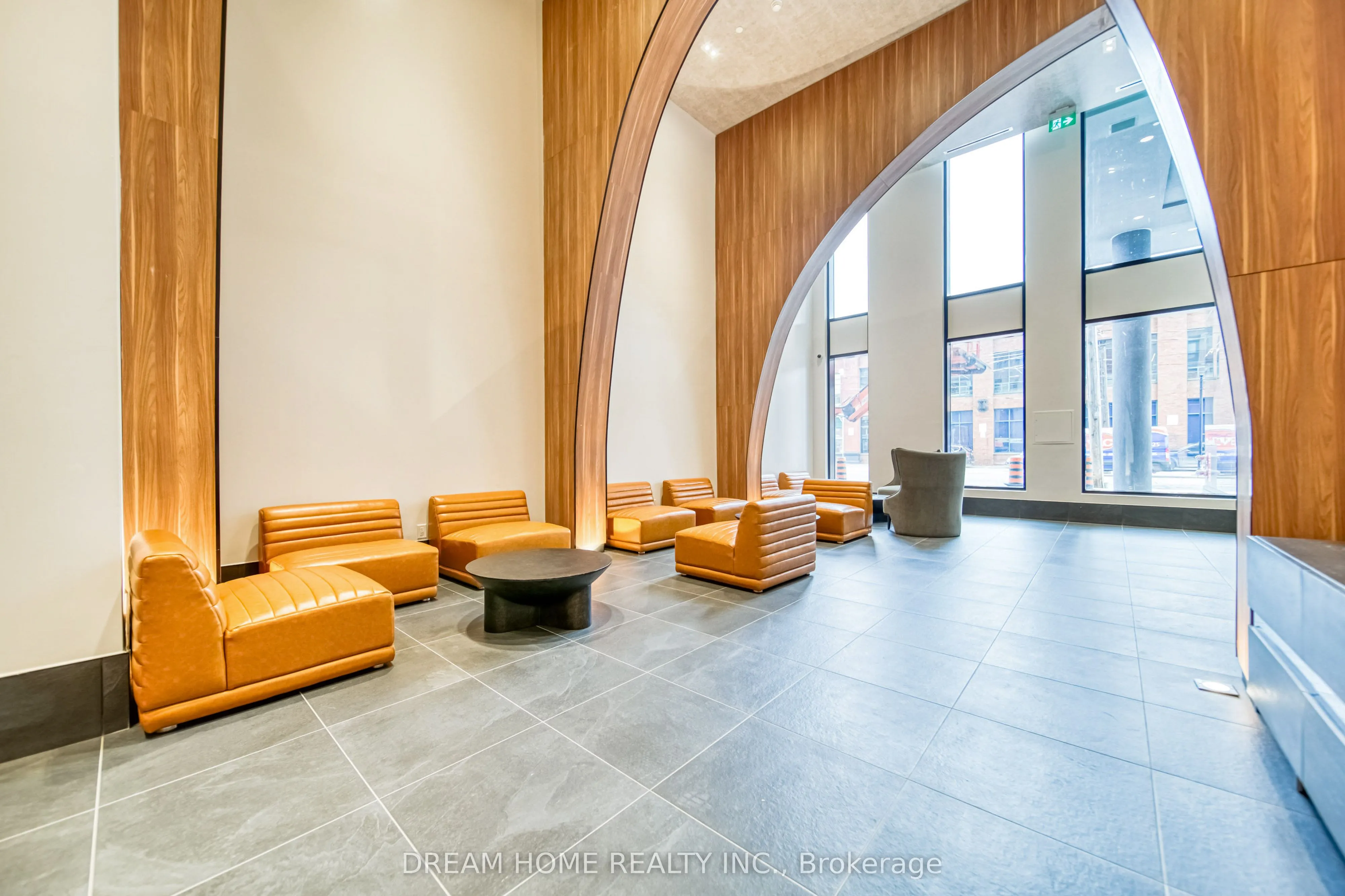 Condo Apartment living room at 270 Dufferin Street Toronto