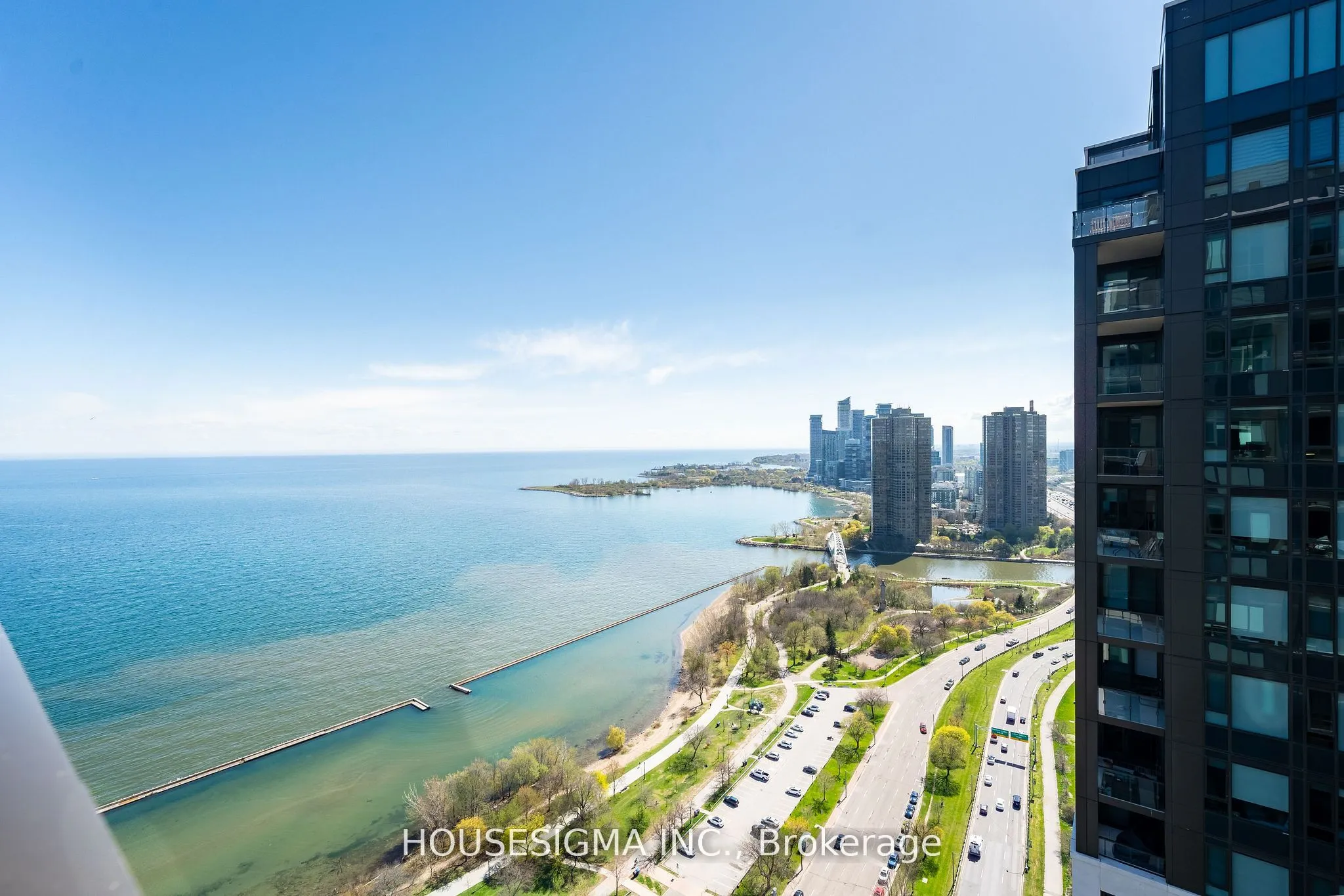 Condo Apartment living room at 1926 Lake Shore Boulevard Toronto
