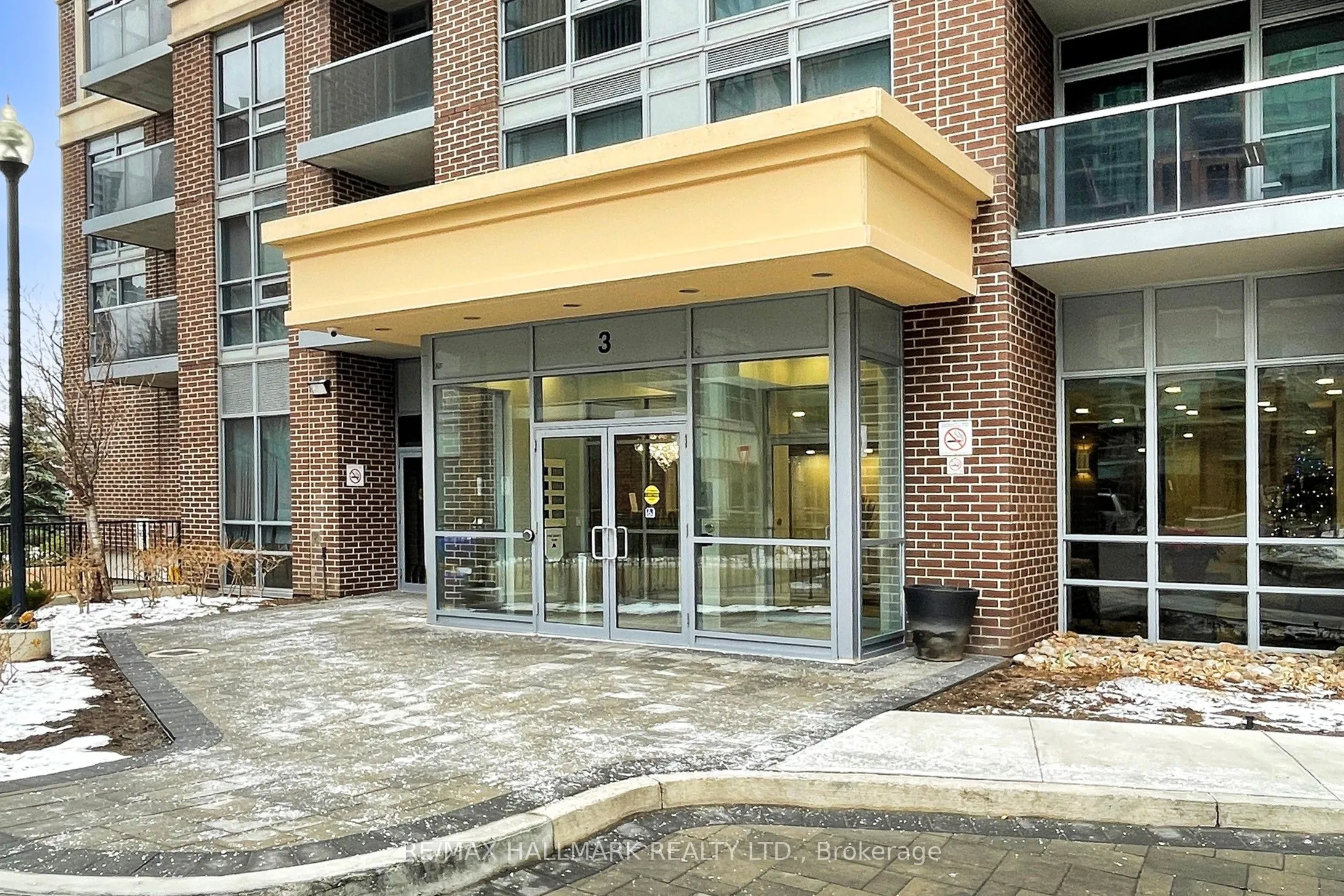 Condo Apartment living room at 3 Michael Power Place Toronto