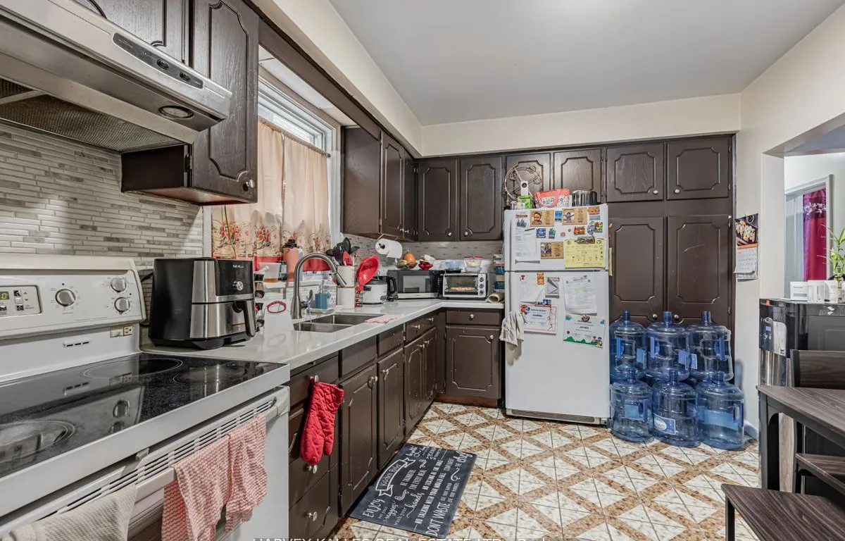 Triplex living room at 6 Carrington Ave Toronto