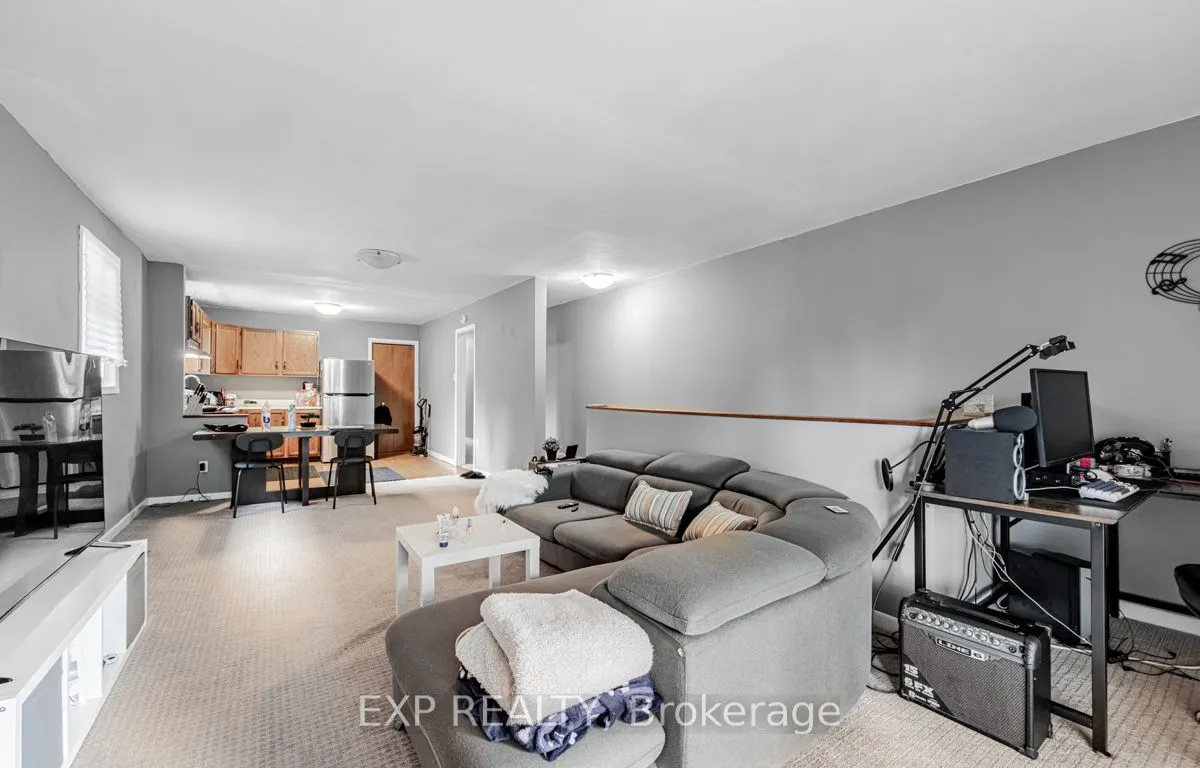 Semi-Detached living room at 243 Pacific Ave Toronto