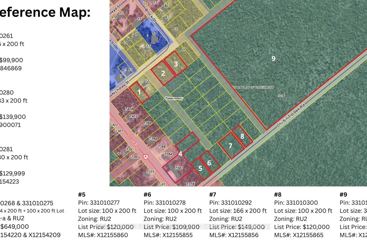 PT LT 4 NICHOLAS Street, Northern Bruce Peninsula, ON N0H 2R0