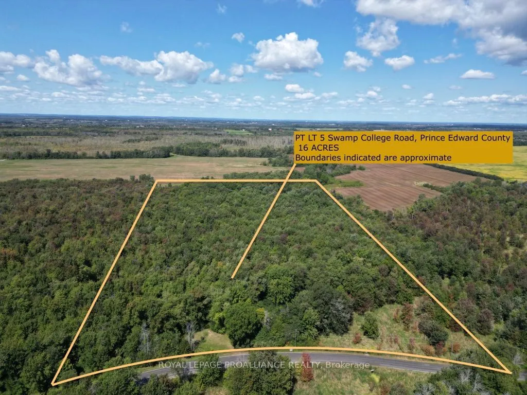 PT LT 5 Swamp College Road, Prince Edward County, ON K0K 2J0