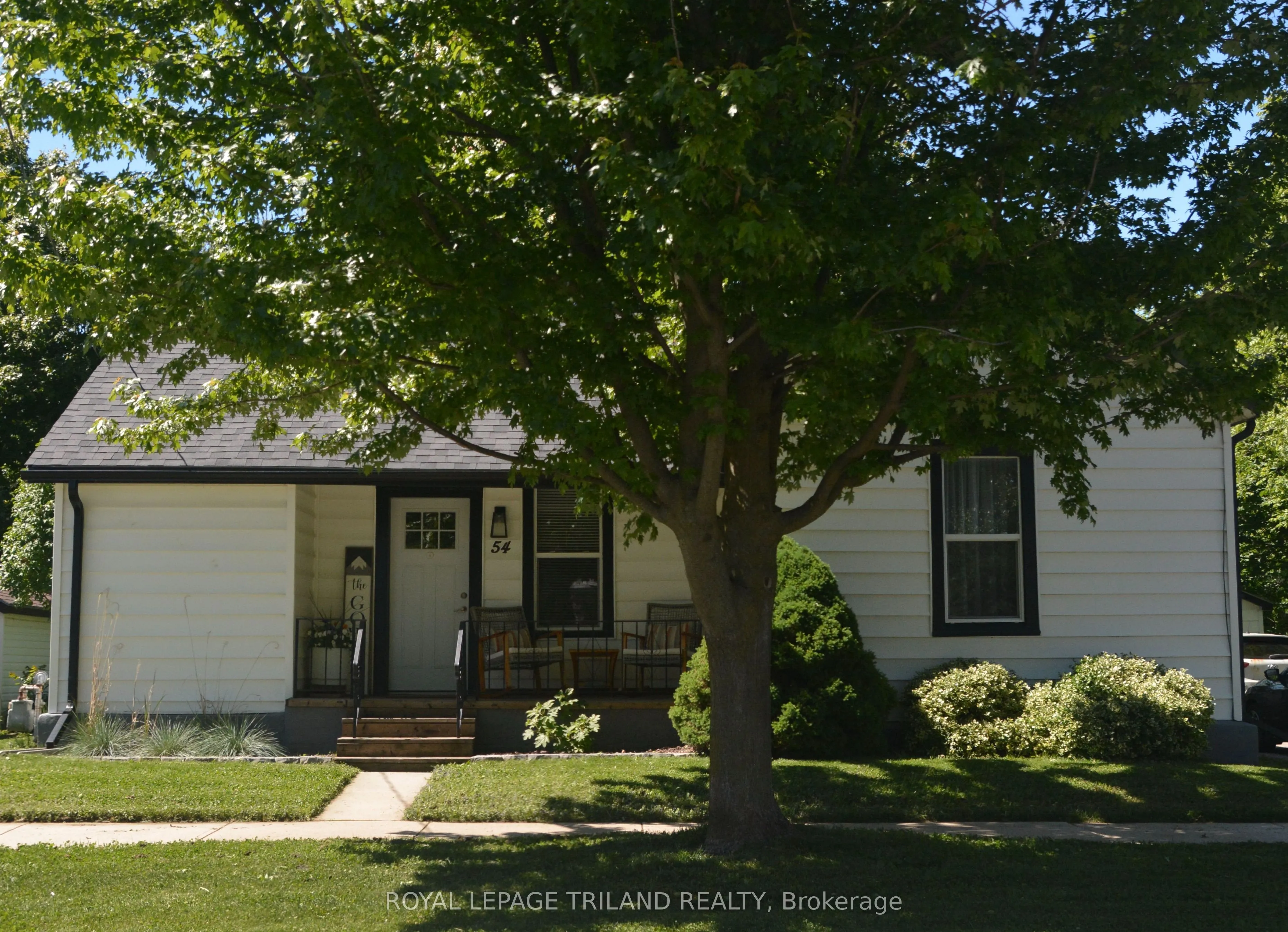 Detached living room at 54 Broadway Street Lambton Shores