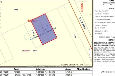 PT LT 11 RCP 2312 N/A, ON K0L 1C0