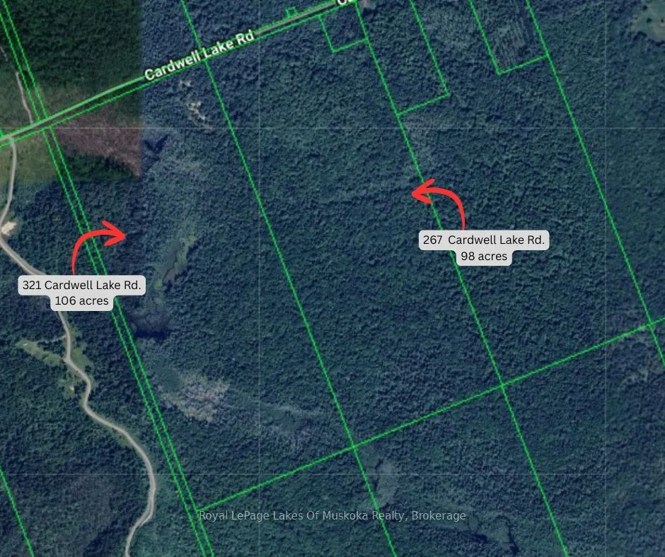 267 & 321 Cardwell Lake Road, ON P0B 1M0