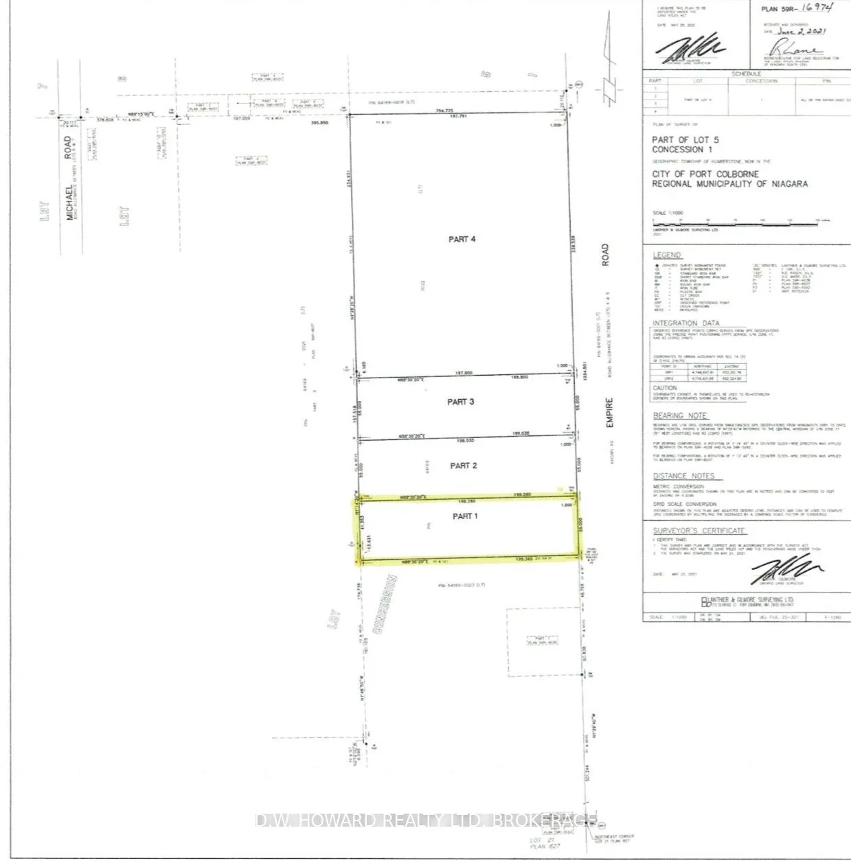 PART ONE EMPIRE Road, ON L0S 1R0