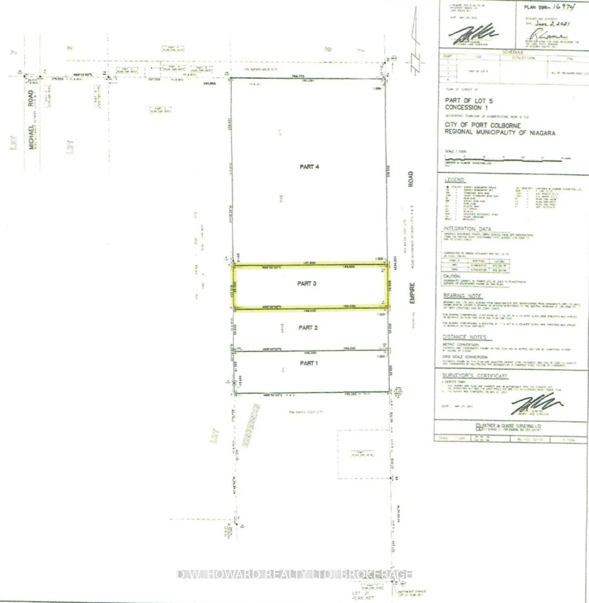 PART THREE EMPIRE Road, ON L0S 1R0