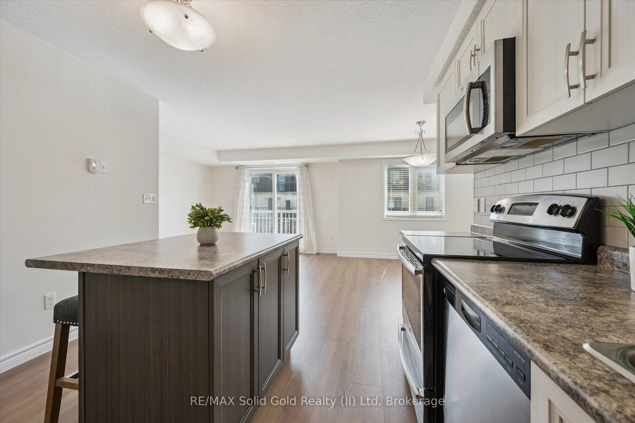 Condo Townhouse living room at 24 Sienna Street Kitchener