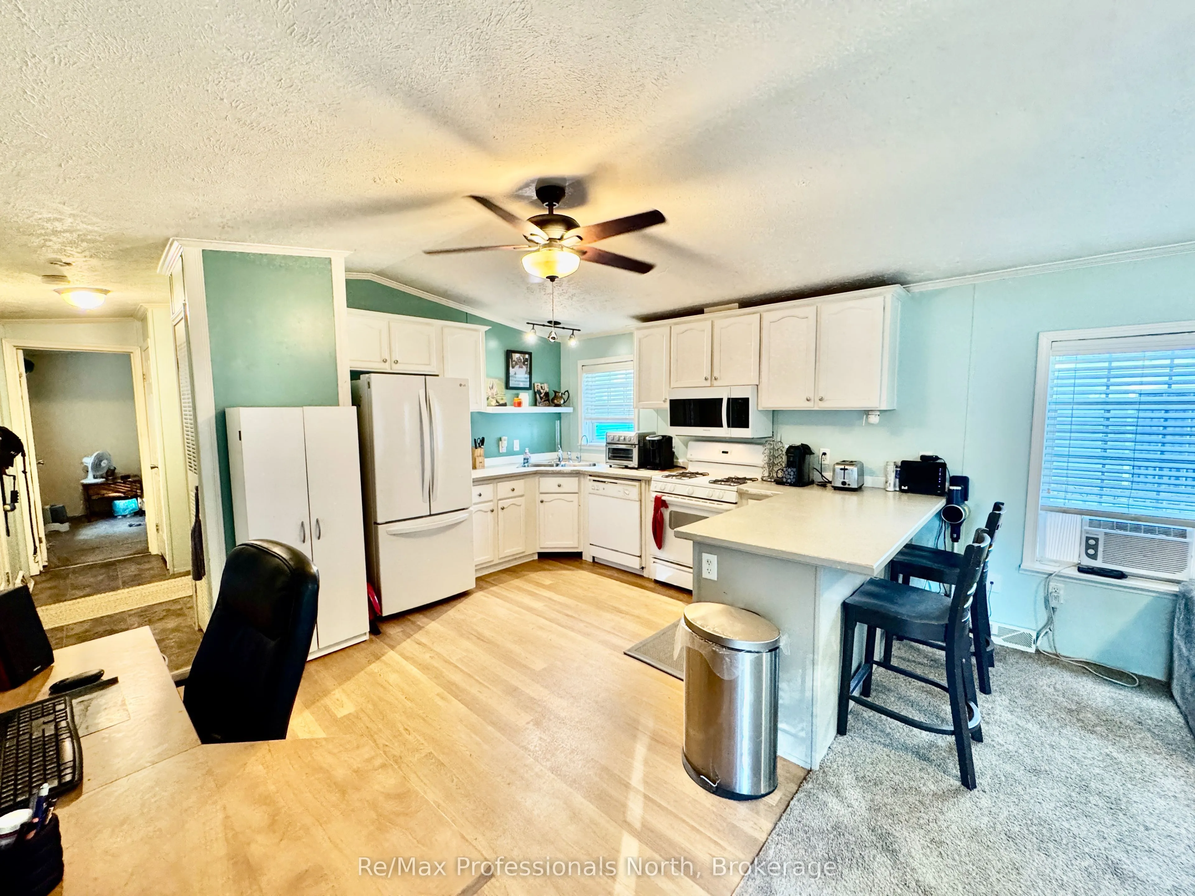 MobileTrailer living room at 1007 RACOON Road Gravenhurst