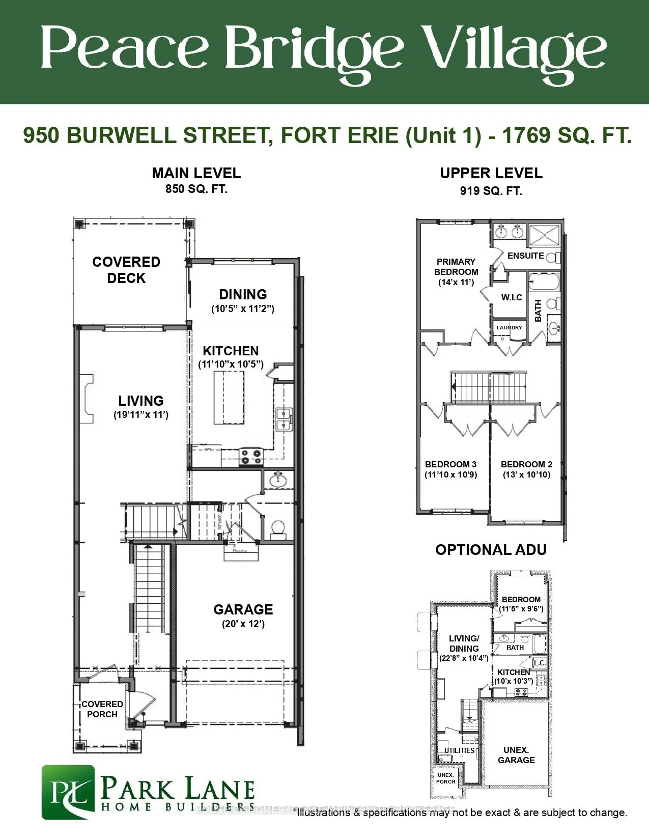 Att/Row/Townhouse interior view at 950 BURWELL Street Fort Erie