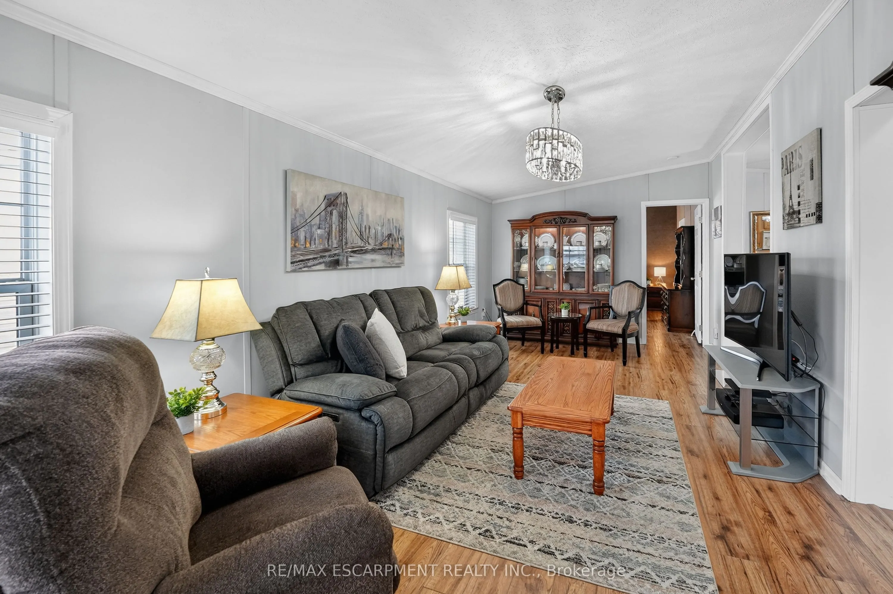 Modular Home living room at 3033 Townline Road Fort Erie