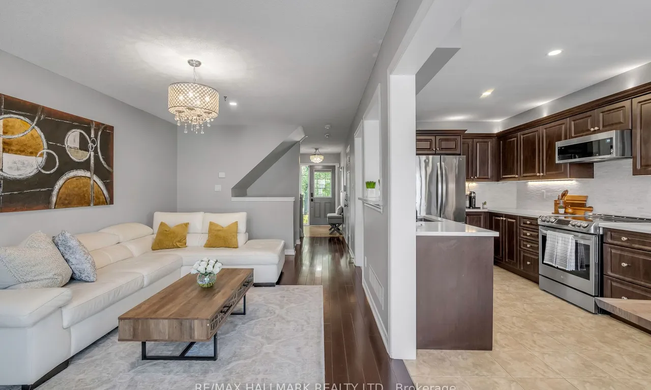 Att/Row/Twnhouse kitchen at 260 Fall Fair Way Hamilton