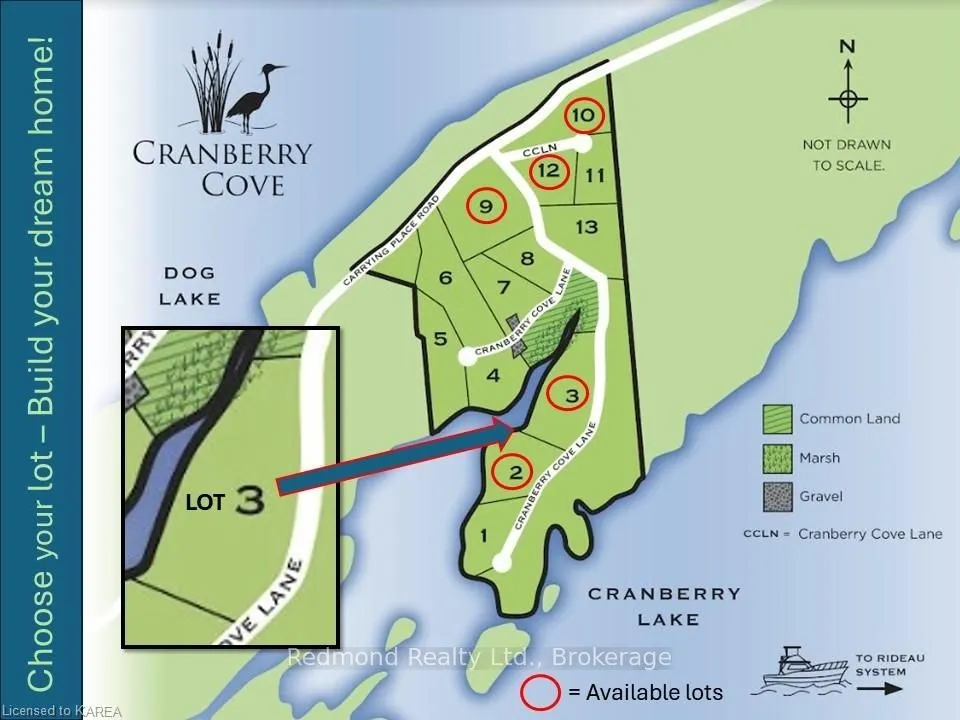 LOT 3 CRANBERRY, South Frontenac, ON K0H 2N0